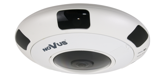 Антивандальная IP камера с объективом „Рыбий глаз” NVIP-6DN5060V/IRH-2P